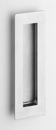 Drzwi przesuwne ROSTEX kwadratowe 50x150mm (STAL NIERDZEWNA MATOWA, CZARNY MAT)