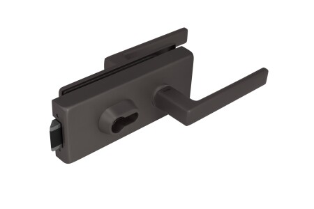 Szkło MP LOCK z klamką SONIA 4015 - PZ (T - Tytan)