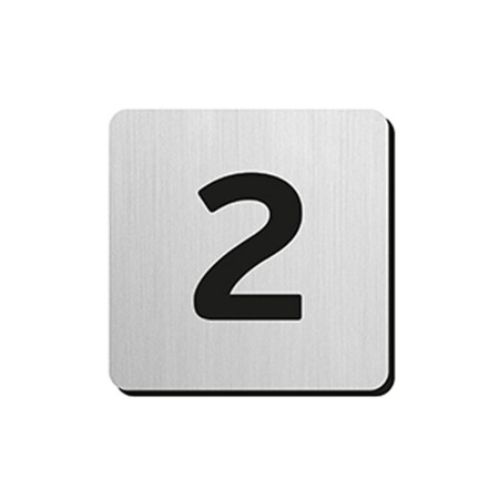 Numery domów MP JNF N.34.300 - 75 mm - klej - 2