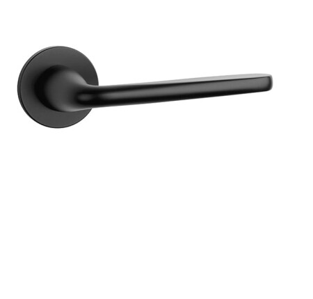 Okucia drzwiowe MP AS - HIACYNTA - R 5S (BS - Czarny mat)