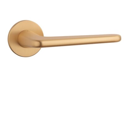 Okucia drzwiowe MP AS - LIRA - R 5S (OLS - Mosiądz szczotkowany)