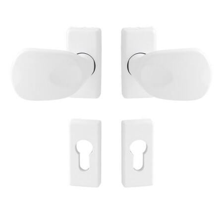 Klamka MP WA - FELIX - UR (Biała (RAL 9016)