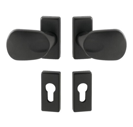 Klamka MP WA - FELIX - UR (brązowo-szary (RAL 8019)