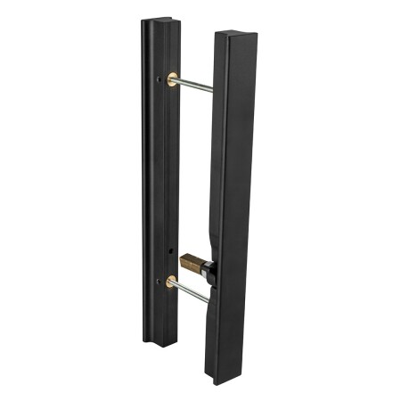 Klamka MP SECRET z zamkiem (BS - Matowa czerń)