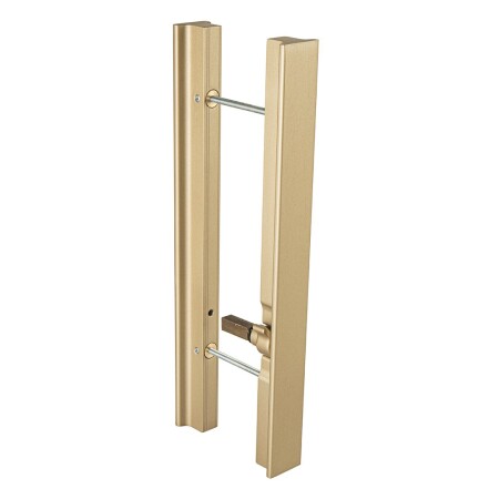 Klamka MP SECRET z zamkiem (OLS - Mosiądz szczotkowany)