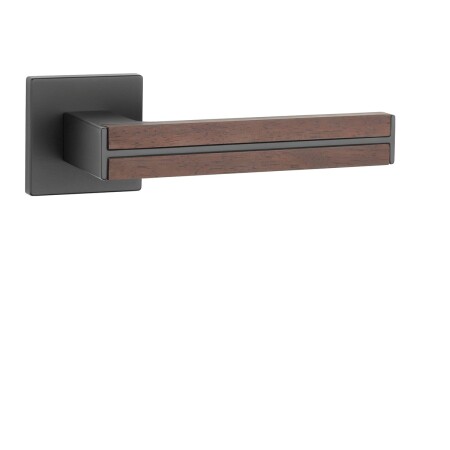 Okucia drzwiowe MP AS - IMPERATA - HR 7S (BS - Matowy czarny / sandałowy)