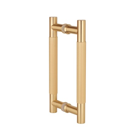 Klamka MP SH 1770 - para (OLS - Mosiądz szczotkowany) - Długość: 250 mm200 mmØ 20 mm