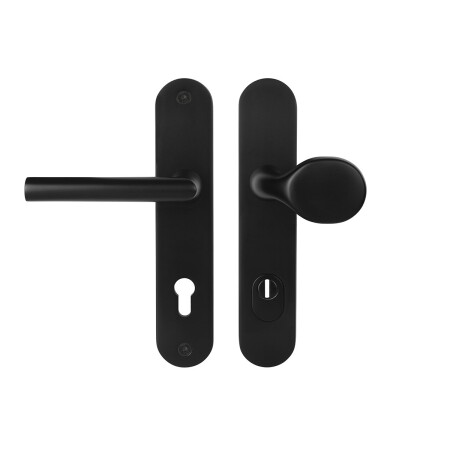 Okucia zabezpieczające MP MPK - SECURO A01 PLUS - SO M1 FAVORIT (F5 - Czarny mat) - z osłoną