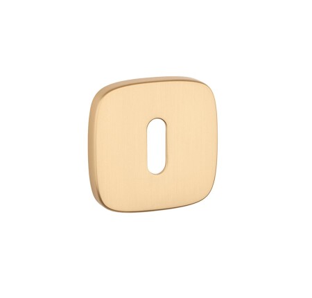 Rozeta drzwiowa MP AS - QR 7S (OLS - Mosiądz szczotkowany)