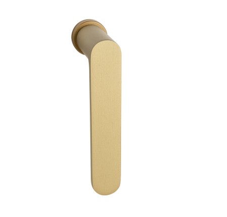 Klamka okienna Euro MP VM - DK - PURE - R mini (OLM - Złoty mat)