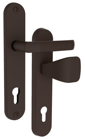 Okucia zabezpieczające ROSTEX R1/O BARYT (CZARNY MAT)