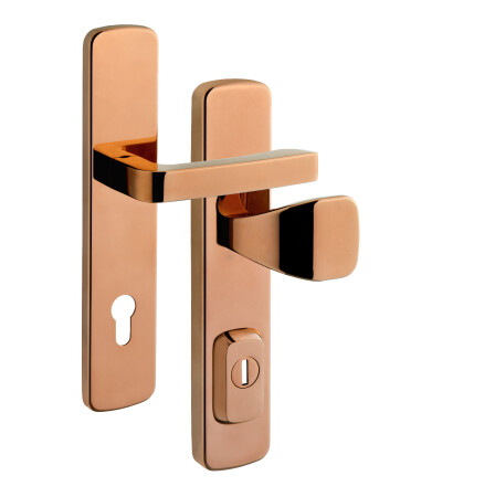 Okucia zabezpieczające ROSTEX BK RX 1 ASTRA 3 klasa (miedziane polerowane)