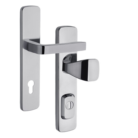 Okucia zabezpieczające ROSTEX BK RX 1 ASTRA 3 klasa (połysk platynowy)