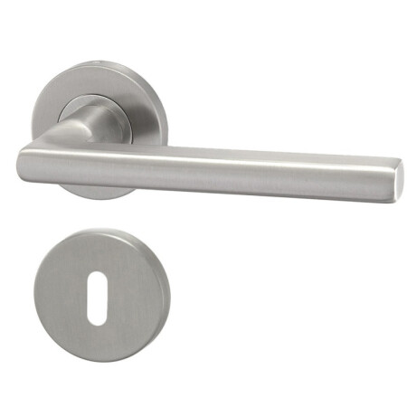 Okucia drzwiowe HOLAR MT 13 z rozetą okrągłą (stal nierdzewna)