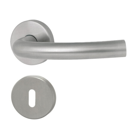 Okucia drzwiowe HOLAR MT 03 z rozetą okrągłą (stal nierdzewna)