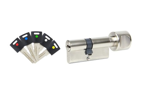 Wkładka cylindryczna z przyciskiem Richter EURO XCOLOR RC1