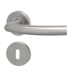 Okucia drzwiowe HOLAR z rozetą okrągłą MT 06 (stal nierdzewna)