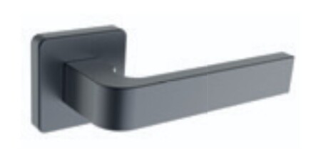 Okucia drzwiowe ROSTEX DANTE/H z bolcami (PLATINA MAT)