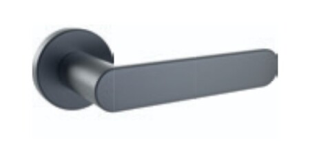 Okucia drzwiowe ROSTEX SALERNO/N z bolcami (PLATINA MAT)