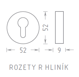 Rozeta do armatury ACT R WC (F1, F2, F4, F9)