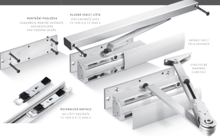 ACT Geze TS 4000 Closer (1-6) - SREBRNY