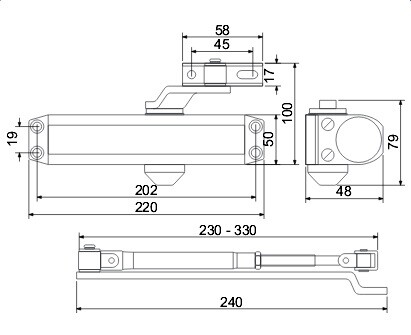 Samozamykacz RICHTER RZ.804.S