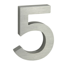 Numery domów RICHTER 3D RN.100LV (ALUMINIUM)