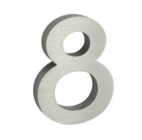 Numery domów RICHTER 3D RN.100LV (ALUMINIUM)