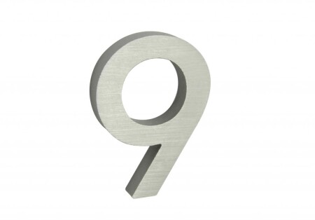 Numery domów RICHTER 3D RN.100LV (ALUMINIUM)
