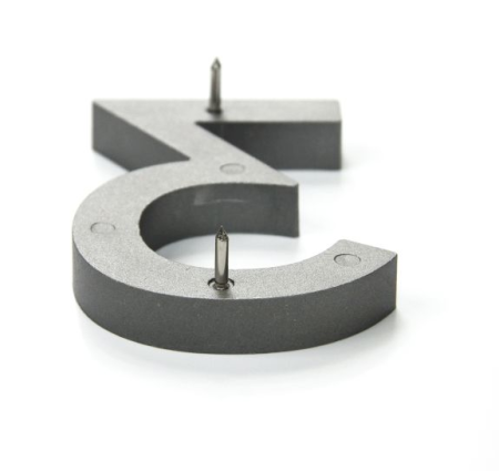 Numery domów RICHTER 3D RN.100LV (ALUMINIUM)