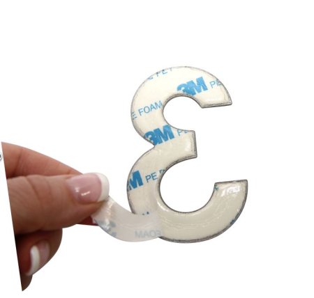 Numery domów RICHTER 3D RN.100LV (ALUMINIUM)