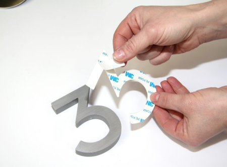 Numery domów RICHTER 3D RN.100LV (ALUMINIUM)