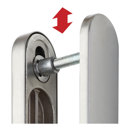 Okucia zabezpieczające ROSTEX RX 807-40 EXCLUSIVE 3 klasa (STAL NIERDZEWNA MATOWA)