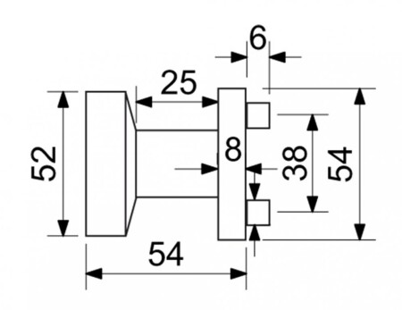 Kula drzwiowa Richter KNOB 03(CE)