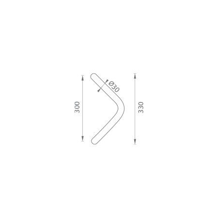 KLAMKA MP M6 WA/BD-WOOD - szt. (Czarny RAL 9005)