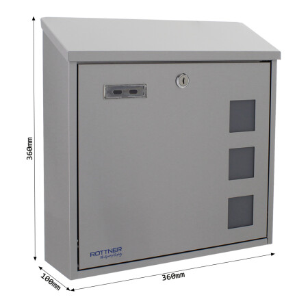 SKRZYNKA POCZTOWA - MP MURO - T06048 Inox