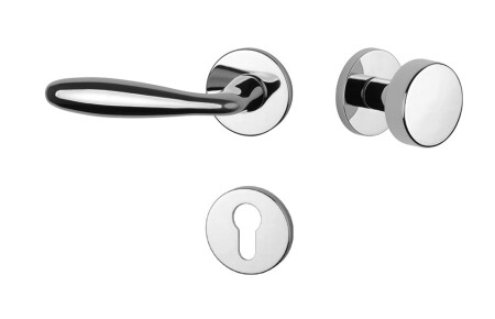 Okucia drzwiowe MP AT - VERBENA - R 7S (OC - Chrom błyszczący)