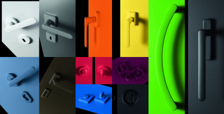 Klamka MP CB - HANDLE ONE 350 (żółta cytrynowa matowa (C09))