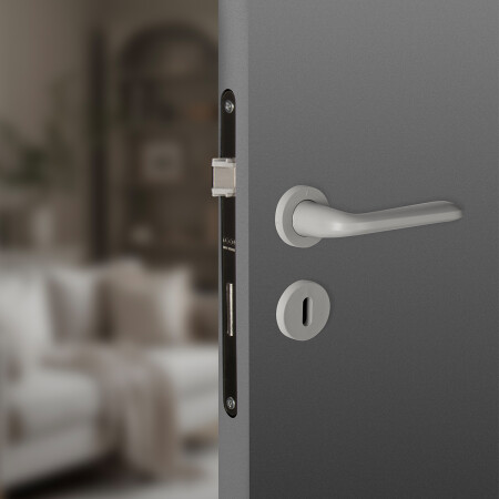 Okucia drzwiowe MP VM - SNAPP - R (matowy szary)