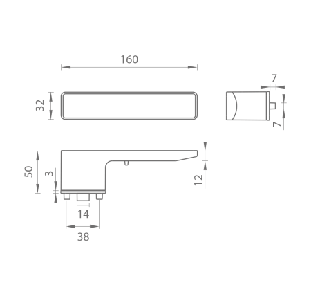 Klamka z blokadą MPK - GRANDERA SWITCH LOCK - RT (T - Titan)