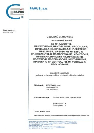 Okucia drzwiowe MP COSLAN - R (BS - Czarny mat)