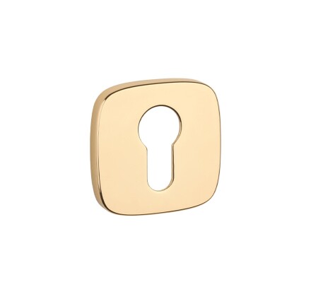 Rozeta drzwiowa MP AS - QR 7S (OLV - Mosiądz lakierowany polerowany)