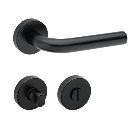 Okucia drzwiowe MP TI - MONA - R AP 2001 (BS - Czarny mat)