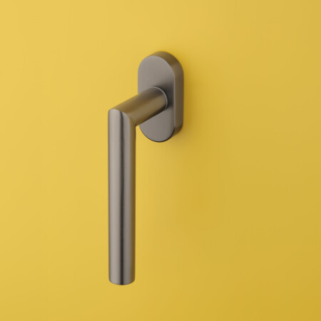 Klamka okienna euro MP SH - DK - OWALNA - 1701 (PVD - Tytan PVD)