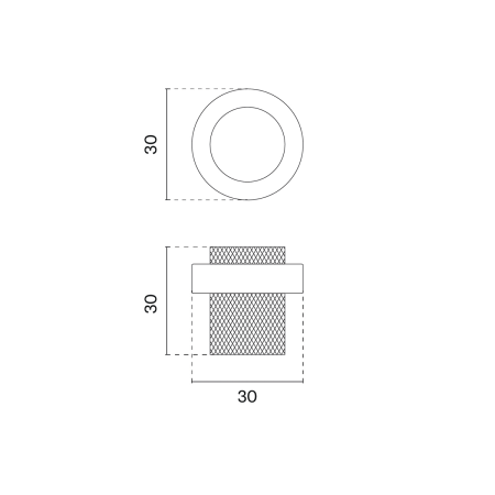 Stoper do drzwi MP SH 1722 (OLS - Mosiądz szczotkowany)