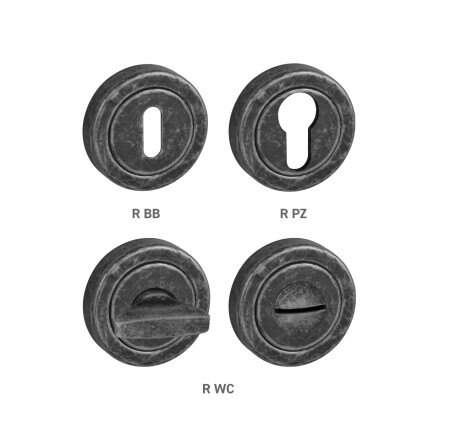 Rozeta drzwiowa MP TI - R dzielona (OGA - Antyczna szarość)