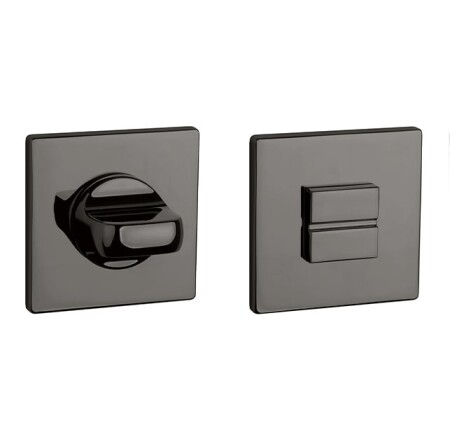 Rozeta drzwiowa MP AS - HR 5S (ANT.L PVD - Antracyt błyszczący PVD)