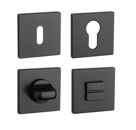 Rozeta drzwiowa MP AS - HR 5S (BS - Matowa czerń)