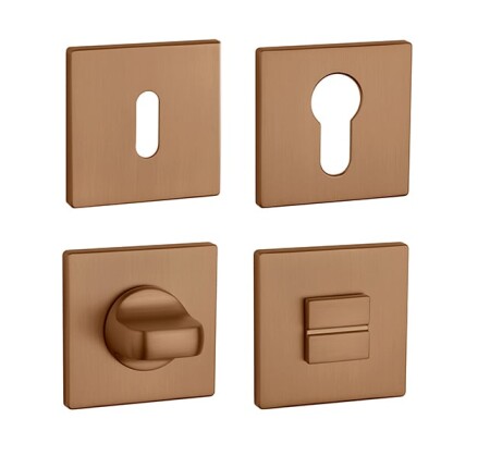 Rozeta drzwiowa MP AS - HR 5S (CUM PVD - Miedziany mat PVD)