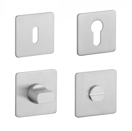 Rozeta drzwiowa MP SH - HR 3SM (BN - Stal nierdzewna szczotkowana)